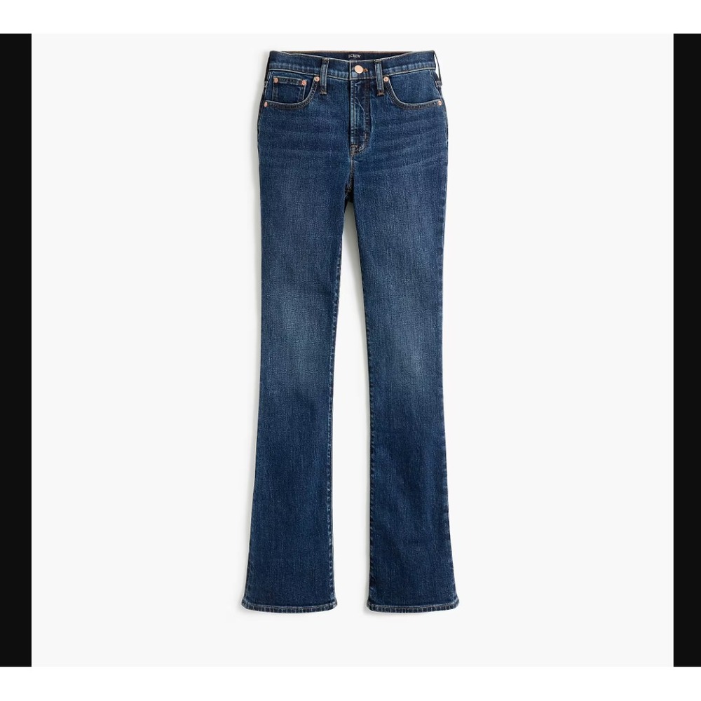 J Crew NEW NWT Womens 35 Blue Bootcut Jeans Slim Fit Flare Leg